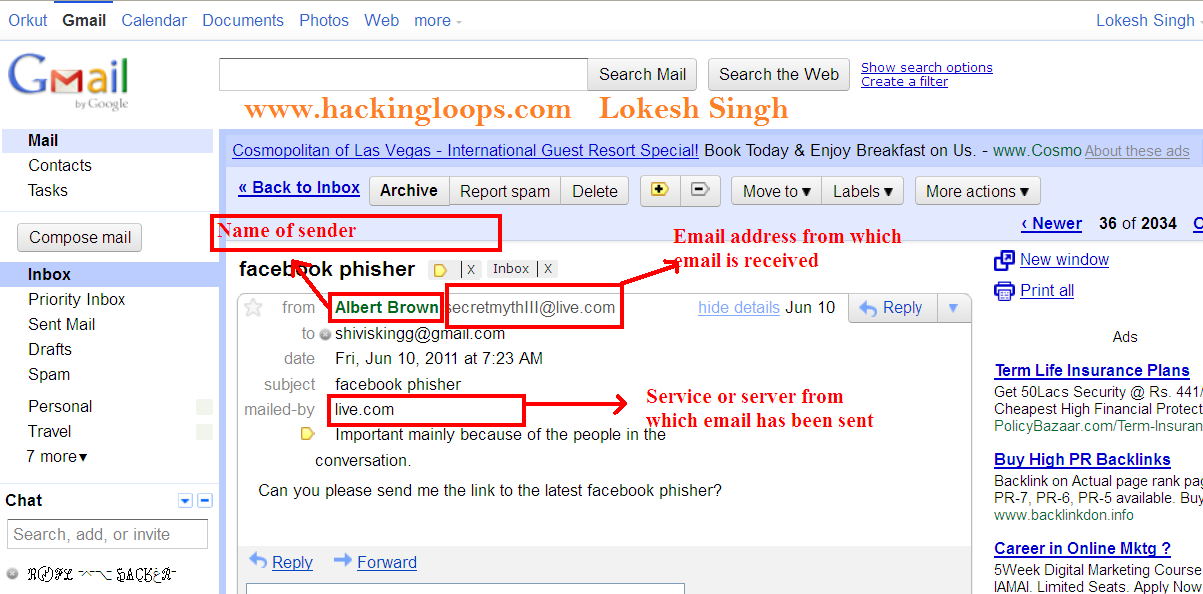 How to trace Email Address or fake emails